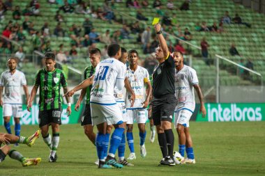 Brezilya Futbol Kupası Üçüncü Aşama: Amerika-MG ve CSA-AL. 10 Mayıs 2022, Belo Horizonte, Minas Gerais, Brezilya: Amerika-MG ve CSA-AL arasındaki futbol maçı, Belo Horizonte 'deki Independencia Stadyumu' nda düzenlenen 3.