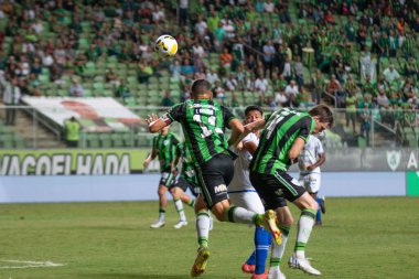 Brezilya Futbol Kupası Üçüncü Aşama: Amerika-MG ve CSA-AL. 10 Mayıs 2022, Belo Horizonte, Minas Gerais, Brezilya: Amerika-MG ve CSA-AL arasındaki futbol maçı, Belo Horizonte 'deki Independencia Stadyumu' nda düzenlenen 3.