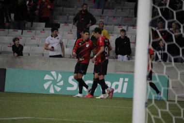 Brezilya Futbol Kupası Üçüncü Aşama: Athletico Paranaense ve Tocantinopolis. 10 Mayıs 2022, Curitiba, Parana, Brezilya: Brezilya Futbol Kupası 'nın üçüncü aşaması için geçerli olan Athletico Paranaense ve Tocantinopolis arasındaki futbol maçı