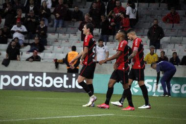 Brezilya Futbol Kupası Üçüncü Aşama: Athletico Paranaense ve Tocantinopolis. 10 Mayıs 2022, Curitiba, Parana, Brezilya: Brezilya Futbol Kupası 'nın üçüncü aşaması için geçerli olan Athletico Paranaense ve Tocantinopolis arasındaki futbol maçı