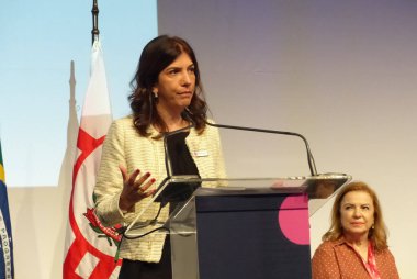 Bett Brasil Ticaret Fuarı 2022. 10 Mayıs 2022, Sao Paulo, Brezilya: Bett Brasil 2022, Latin Amerika Eğitim ve Teknoloji Etkinliği 10-13 Mayıs tarihleri arasında Transamerica Fuar Merkezi 'nde (Sao Paulo). 