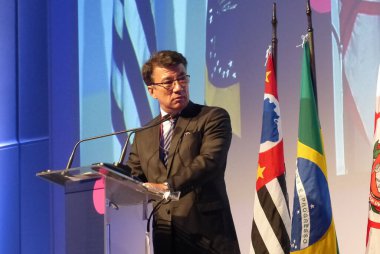 Bett Brasil Ticaret Fuarı 2022. 10 Mayıs 2022, Sao Paulo, Brezilya: Bett Brasil 2022, Latin Amerika Eğitim ve Teknoloji Etkinliği 10-13 Mayıs tarihleri arasında Transamerica Fuar Merkezi 'nde (Sao Paulo). 