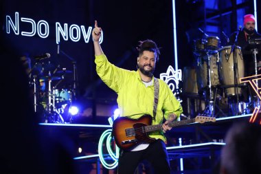 DVD kaydı ve reggae grubu Maneva 'nın yeni görsel-işitsel projesi. 11 Mayıs 2022, Sao Paulo, Brezilya: Sao Paulo şehir merkezindeki Fabriketa Etkinlikleri 'nde reggae grubu Maneva' nın yeni DVD ve görsel-işitsel projesinin kaydı