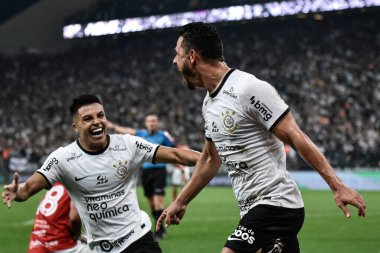 Brezilya Futbol Kupası: Korintliler ve Portuguesa-RJ. 11 Mayıs 2022, Sao Paulo, Brezilya: Corinthians ve Portuguesa-RJ arasındaki futbol maçı, Brezilya 'nın Itaquera şehrindeki Neo Quimica Arena' da düzenlenen üçüncü tur 