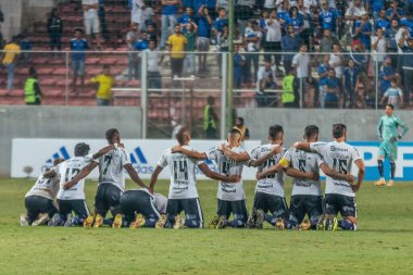 Brezilya Futbol Kupası -3. Faz: Cruzeiro Remo 'ya karşı. 12 Mayıs 2022, Belo Horizonte, Minas, Gerais, Brezilya: Cruzeiro ve Remo arasındaki futbol maçı, Brezilya Futbol Kupası 'nın 3. aşaması için geçerlidir - Independencia Stadyumu' nda düzenlenen 3.