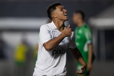 Brazilian Soccer Cup - 3rd Phase: Santos vs Coritiba. May 12, 2022, Santos, Sao Paulo, Brazil: Soccer match between Santos and Coritiba, valid for the 3rd phase of Brazilian Soccer Cup, held at Vila Belmiro stadium, in Santos, Sao Paulo