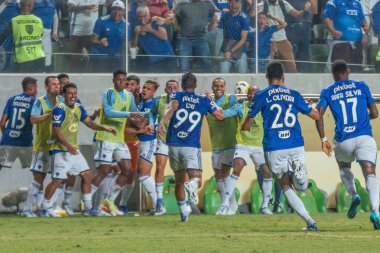 Brezilya Futbol Kupası -3. Faz: Cruzeiro Remo 'ya karşı. 12 Mayıs 2022, Belo Horizonte, Minas, Gerais, Brezilya: Cruzeiro ve Remo arasındaki futbol maçı, Brezilya Futbol Kupası 'nın 3. aşaması için geçerlidir - Independencia Stadyumu' nda düzenlenen 3.