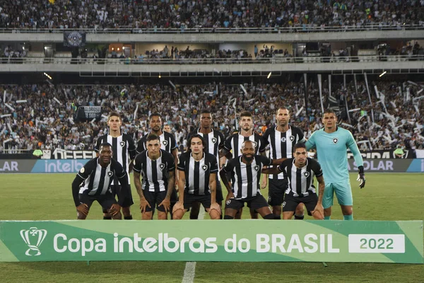 Brazilian Soccer Cup 3Rd Phase Botafogo Ceilandia May 2022 Santos — стоковое фото