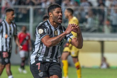 Brezilya Futbol Şampiyonası: Atletico-MG Atletico-GO 'ya karşı. 14 Mayıs 2022, Belo Horizonte, Minas Gerais, Brezilya: Atletico-MG ile Atletico-GO arasındaki futbol maçı, Independencia Stadyumu 'nda düzenlenen 7.