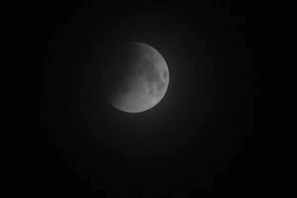 Eclipse Lunar Visto Desde Ciudad Fortaleza Estado Ceara Mayo 2022 — Foto de Stock