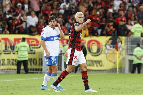 Libertadores Futbol Kupası Grup Sahnesi Flamengo Universidad Catolica Karşı Mayıs — Stok fotoğraf