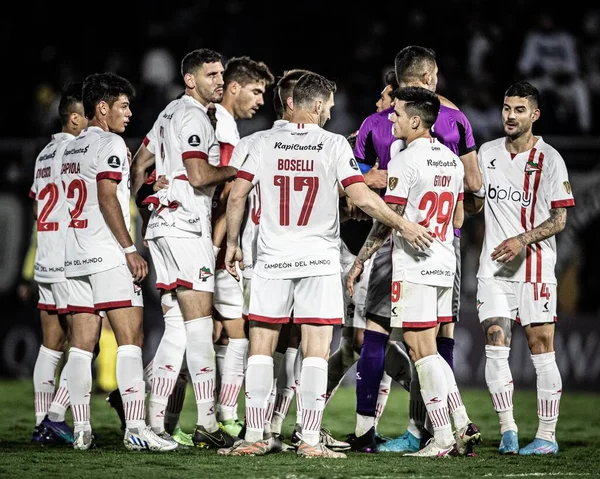 Libertadores Futbol Kupası - Grup Sahnesi: Red Bull Bragantino 'ya karşı Estudiantes. 17 Mayıs 2022, Braganca Paulista, Sao Paulo, Brezilya: Libertadores Futbol Kupası 'nın grup aşaması için geçerli olan Red Bull Bragantino ve Estudiantes (Arjantin) arasındaki futbol maçı
