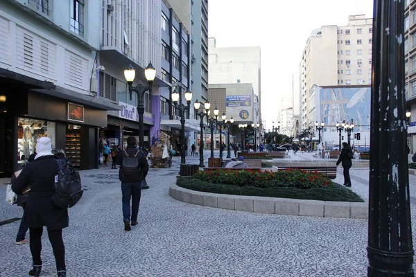 Weather Cold Front Drops Temperatures Southern Brazil May 2022 Curitiba — Fotografia de Stock