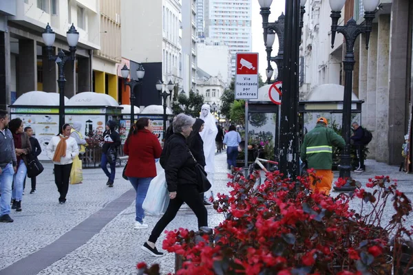 Weather Cold Front Drops Temperatures Southern Brazil May 2022 Curitiba — Stockfoto