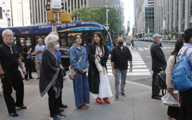 Radio City Music Hall 'da 2022 mezuniyet töreni. 18 Mayıs 2022, New York, ABD: COVID-19 salgınından kaynaklanan iki yıllık sanal başlangıçtan sonra, mezunların 2022 yılı bizzat başlatıldı. 