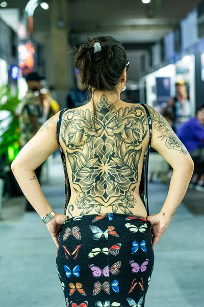 Semana Tatuagem 2022 Realizada Centro Convenções América Sul Rio Janeiro — Fotografia de Stock