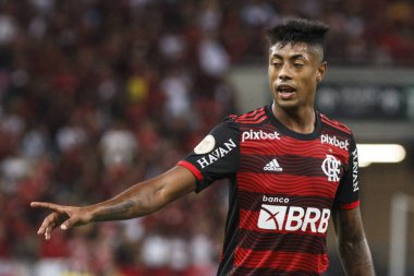 Brezilya Futbol Şampiyonası: Flamengo Goias 'a karşı. 21 Mayıs 2022, Rio de Janeiro, Brezilya: 21 Mayıs Cumartesi günü Rio de Janeiro 'daki Maracana Stadyumu' nda düzenlenen Brezilya Futbol Şampiyonası 'nın 7. turu için geçerli olan Flamengo ile Goias arasındaki futbol maçı).