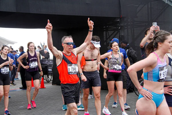 May 2022 Brooklyn New York Usa Brooklyn Half Marathon Back — Stock Photo, Image
