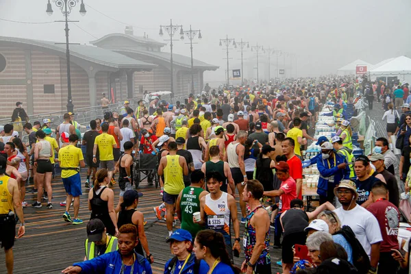 Maio 2022 Brooklyn Nova York Eua Meia Maratona Brooklyn Está — Fotografia de Stock