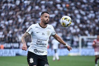 Brezilya Futbol Şampiyonası: Korintliler ve Sao Paulo. 22 Mayıs 2022, Sao Paulo, Brezilya: Pazar günü Sao Paulo 'daki Neo Quimica Arena' da düzenlenen Brezilya Futbol Şampiyonası 'nın 7. turunda Korintliler ve Sao Paulo arasında oynanan futbol maçı