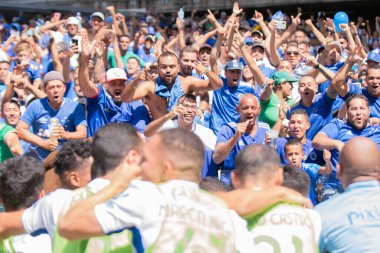 Brezilya Futbol Şampiyonası - İkinci Lig: Cruzeiro Sampaio Correa 'ya karşı. Cruzeiro ve Sampaio Correa arasında oynanan futbol maçı, Brezilya Futbol - İkinci Lig, Mineirao Stadyumu, Mino Horizonte, Minas Gerais 'te yapıldı.