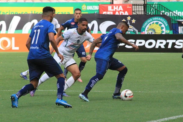 Brezilya Futbol Şampiyonası Üçüncü Lig Manaus Sao Jose Karşı Mayıs — Stok fotoğraf
