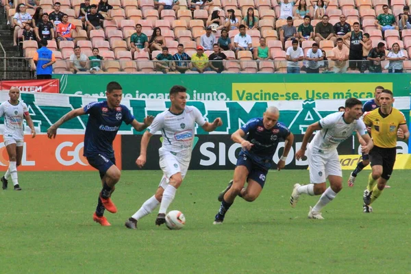 Brezilya Futbol Şampiyonası Üçüncü Lig Manaus Sao Jose Karşı Mayıs — Stok fotoğraf