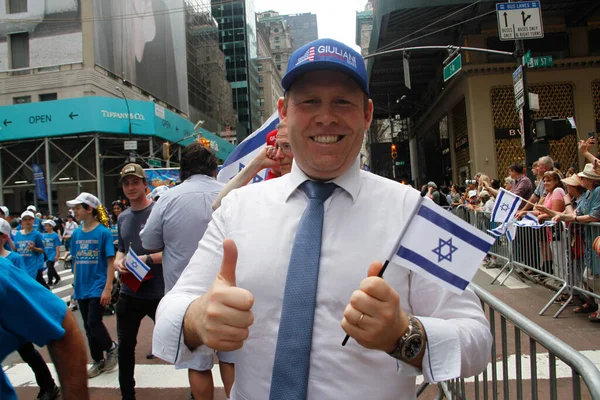 Andrew Rudy Guiliani Israel Parade 2022 Maio 2022 Nova York — Fotografia de Stock