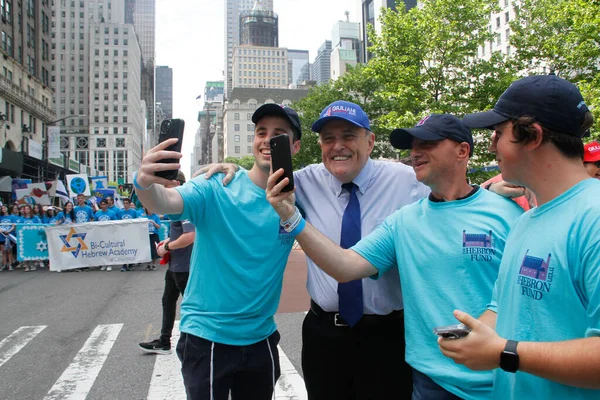 Andrew Rudy Guiliani Israel Parade 2022 Maio 2022 Nova York — Fotografia de Stock