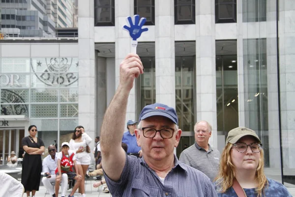 Israel Parade 2022 Com Tema Kalanu Yachad Together Again Maio — Fotografia de Stock