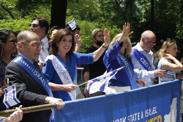 Gobernadora Nueva York Kathy Hochul Invitados Desfile Israel 2022 Mayo —  Fotos de Stock