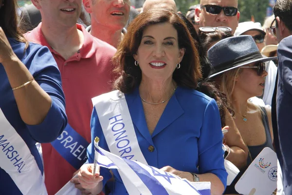 Gobernadora Nueva York Kathy Hochul Invitados Desfile Israel 2022 Mayo —  Fotos de Stock