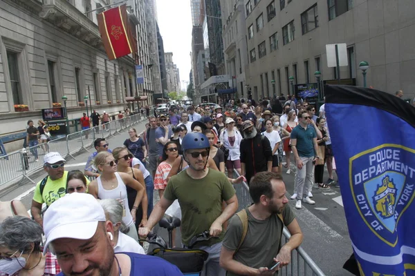 Israel Parade 2022 Theme Kalanu Yachad Together Again May 2022 — Stock Photo, Image