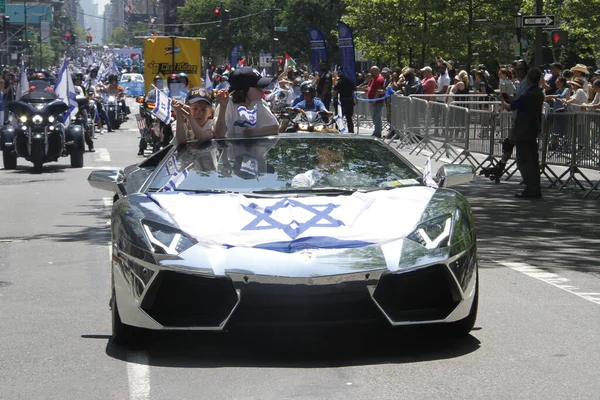 Israel Parade 2022 Темой Kalanu Yachad Together Again Мая 2022 — стоковое фото