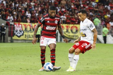 Libertadores Futbol Kupası - Grup Sahnesi: Flamengo Spor Kristali 'ne karşı. 24 Mayıs 2022, Rio de Janeiro, Brezilya: Libertadores Futbol Kupası H Grubu 6. turu için geçerli olan Flamengo ve Sporting Cristal (Peru) arasındaki futbol maçı