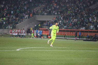 Libertadores Futbol Kupası - Grup Sahnesi: Palmeiras Deportivo Tachira 'ya karşı. 24 Mayıs 2022, Sao Paulo, Brezilya: Palmeiras ve Deportivo Tachira (Venezuela) arasındaki futbol maçı, Libertadores Futbol Kupası 'nın 6. turu için geçerlidir.