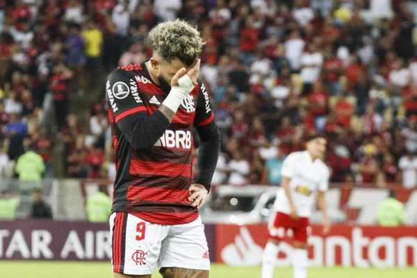 Libertadores Futbol Kupası - Grup Sahnesi: Flamengo Spor Kristali 'ne karşı. 24 Mayıs 2022, Rio de Janeiro, Brezilya: Libertadores Futbol Kupası H Grubu 6. turu için geçerli olan Flamengo ve Sporting Cristal (Peru) arasındaki futbol maçı