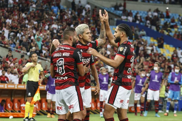 Libertadores Futbol Kupası Grup Sahnesi Flamengo Spor Kristali Karşı Mayıs — Stok fotoğraf