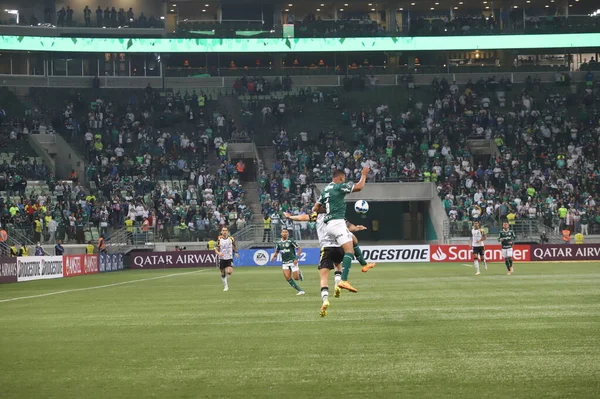 Libertadores Futbol Kupası - Grup Sahnesi: Palmeiras Deportivo Tachira 'ya karşı. 24 Mayıs 2022, Sao Paulo, Brezilya: Palmeiras ve Deportivo Tachira (Venezuela) arasındaki futbol maçı, Libertadores Futbol Kupası 'nın 6. turu için geçerlidir.