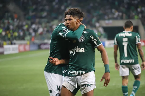 Libertadores Futbol Kupası - Grup Sahnesi: Palmeiras Deportivo Tachira 'ya karşı. 24 Mayıs 2022, Sao Paulo, Brezilya: Palmeiras ve Deportivo Tachira (Venezuela) arasındaki futbol maçı, Libertadores Futbol Kupası 'nın 6. turu için geçerlidir.