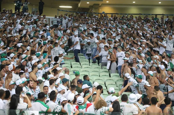 Libertadores Futbol Kupası - Grup Sahnesi: Palmeiras Deportivo Tachira 'ya karşı. 24 Mayıs 2022, Sao Paulo, Brezilya: Palmeiras ve Deportivo Tachira (Venezuela) arasındaki futbol maçı, Libertadores Futbol Kupası 'nın 6. turu için geçerlidir.