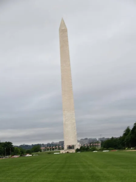 Pomnik Waszyngtona Stoi Wysoko National Mall Maja 2022 Waszyngton Maryland — Zdjęcie stockowe