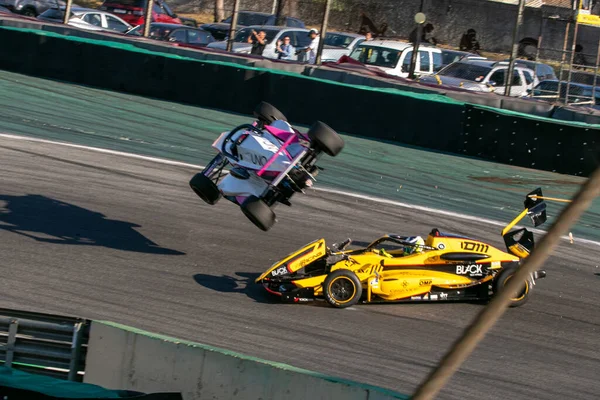 Motorsport Sao Paulo Daki Dördüncü Aşama Paulista Otomobil Şampiyonası Mercedes — Stok fotoğraf