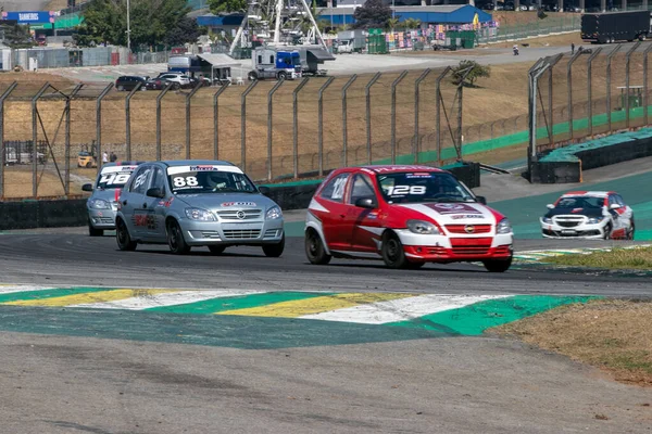 Motorsport Τέταρτο Στάδιο Paulista Automobile Championship Και Mercedes Challenge Στο — Φωτογραφία Αρχείου