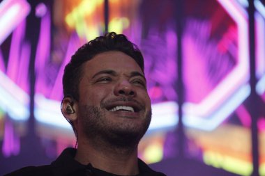 Curitiba Country Müzik Festivali 'nin ikinci gününde şarkıcı Wesley Safadao' nun gösterisi. 29 Mayıs 2022, Pinhais, Parana, Brezilya: Şarkıcı Wesley Safadao Expotrade Kongre Merkezi 'nde düzenlenen Curitiba Country Müzik Festivali' nde sahne aldı.