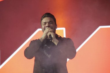 Curitiba Country Müzik Festivali 'nin ikinci gününde şarkıcı Wesley Safadao' nun gösterisi. 29 Mayıs 2022, Pinhais, Parana, Brezilya: Şarkıcı Wesley Safadao Expotrade Kongre Merkezi 'nde düzenlenen Curitiba Country Müzik Festivali' nde sahne aldı.