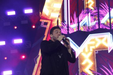 Curitiba Country Müzik Festivali 'nin ikinci gününde şarkıcı Wesley Safadao' nun gösterisi. 29 Mayıs 2022, Pinhais, Parana, Brezilya: Şarkıcı Wesley Safadao Expotrade Kongre Merkezi 'nde düzenlenen Curitiba Country Müzik Festivali' nde sahne aldı.