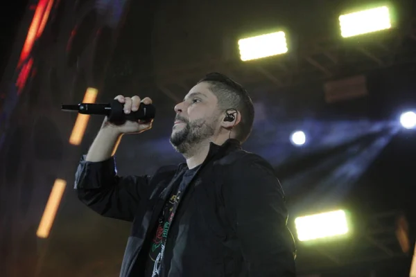 Curitiba Country Müzik Festivali Sırasında Ülke Ikilisi Jorge Mateus Gösterimi — Stok fotoğraf