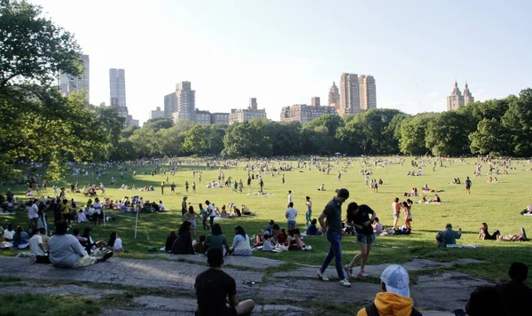 Novo Memorial Day 2022 Celebrado Central Park Maio 2022 Nova — Fotografia de Stock