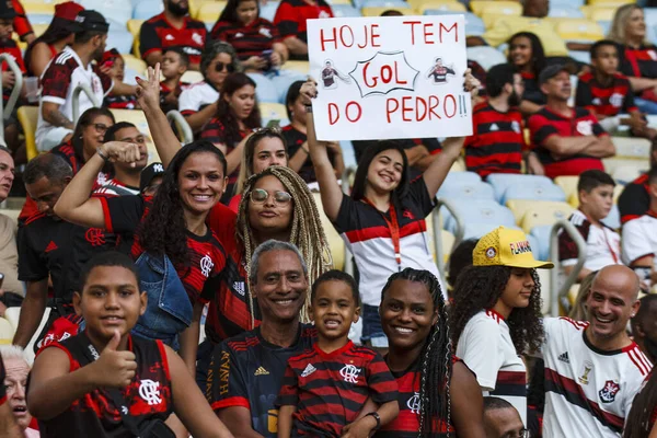 Brasilianische Fußballmeisterschaft Fluminense Und Flamengo Fußballspiel Zwischen Fluminense Und Flamengo — Stockfoto